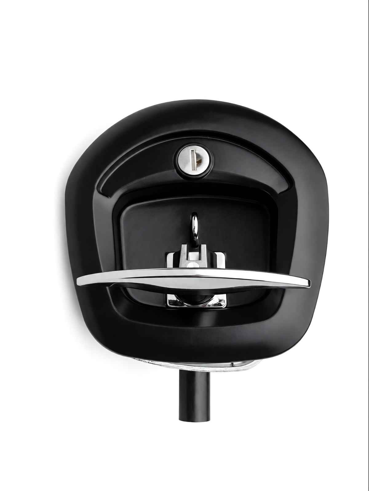 Whale Tail Lock Chrome Black
