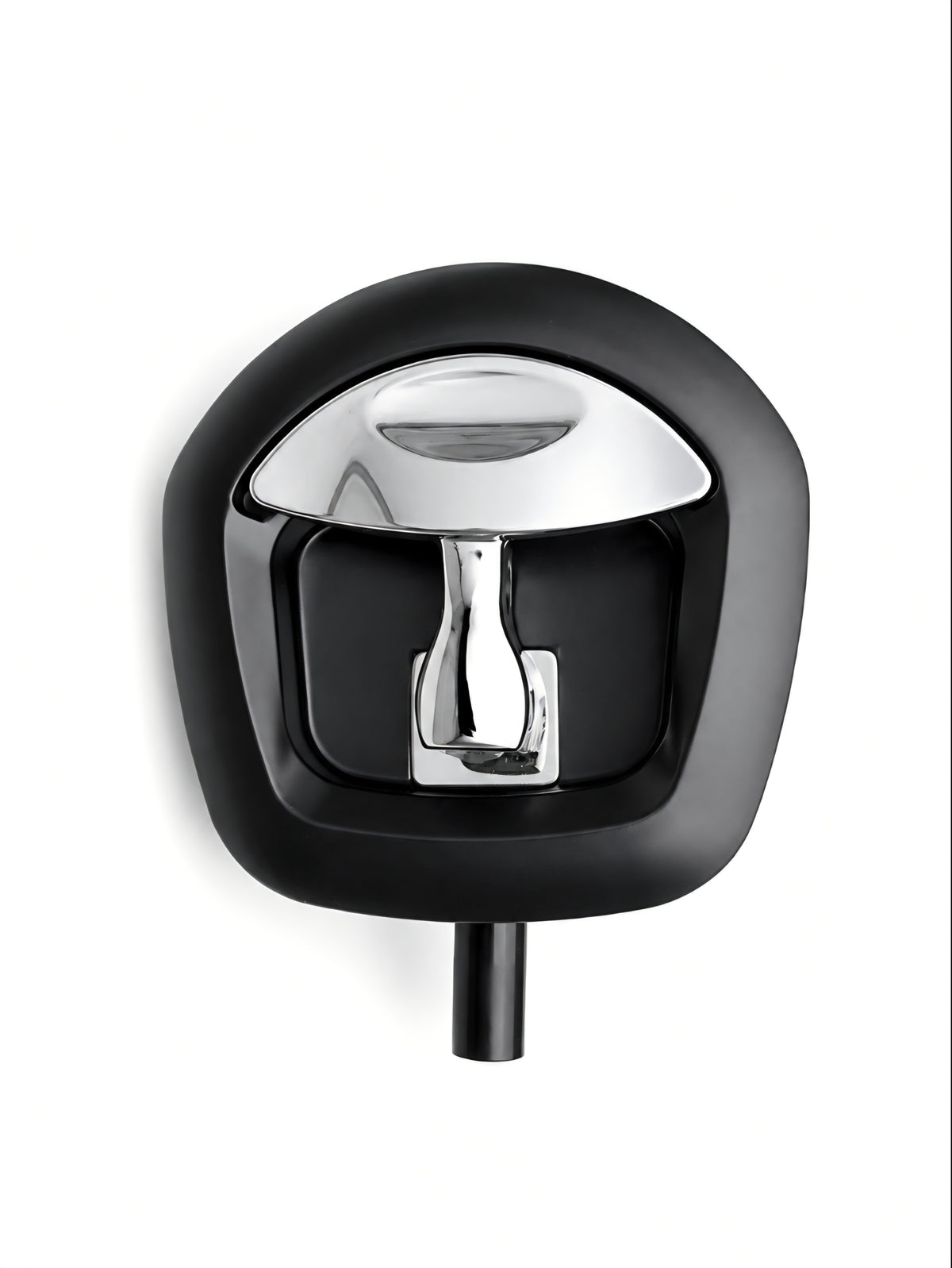 Whale Tail Lock Chrome Black